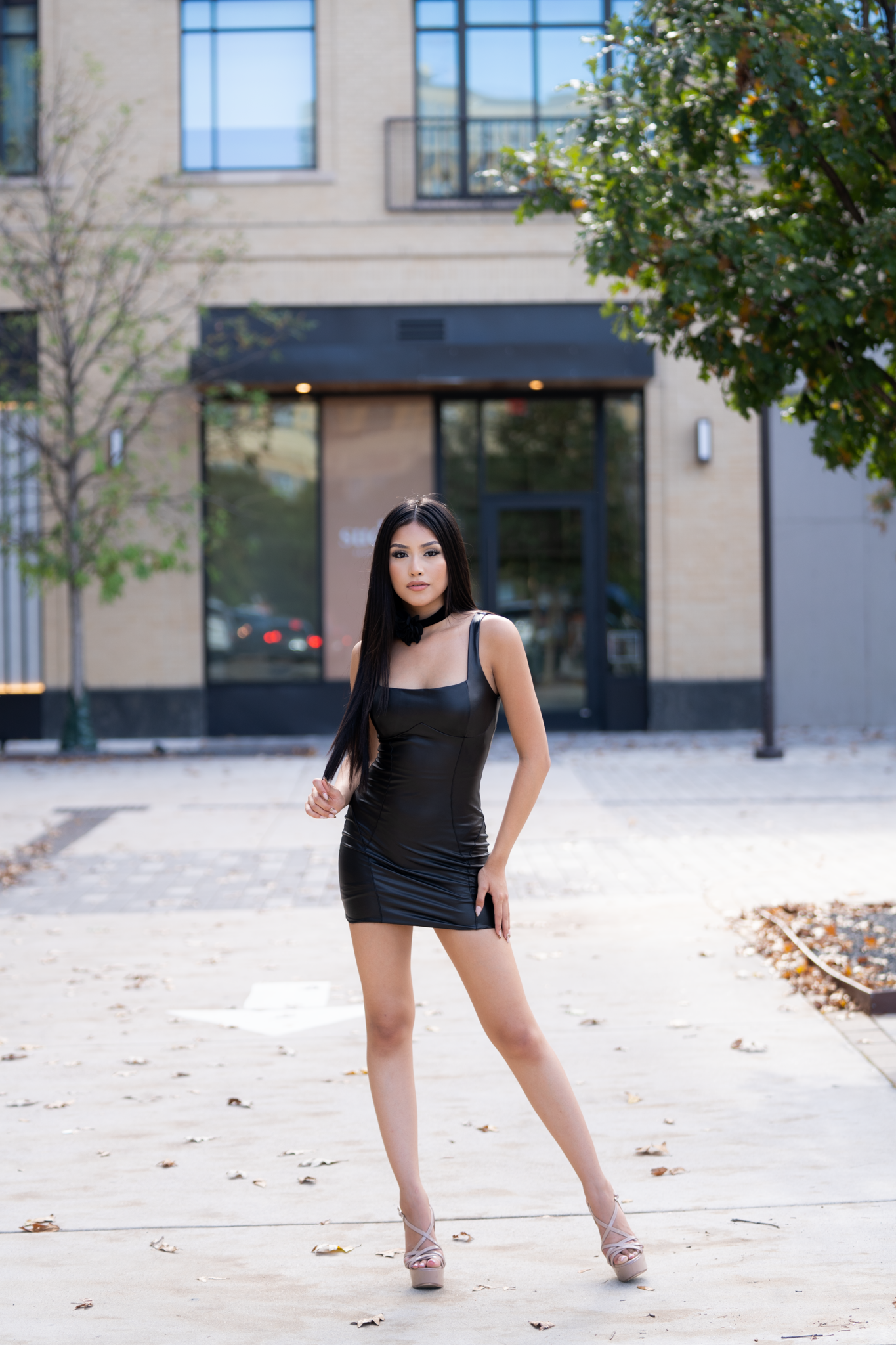 Faux Leather Bodycon Mini Dress Brenda's Fashion Boutique Faux Leather Bodycon Mini Dress Brenda's Fashion Boutique