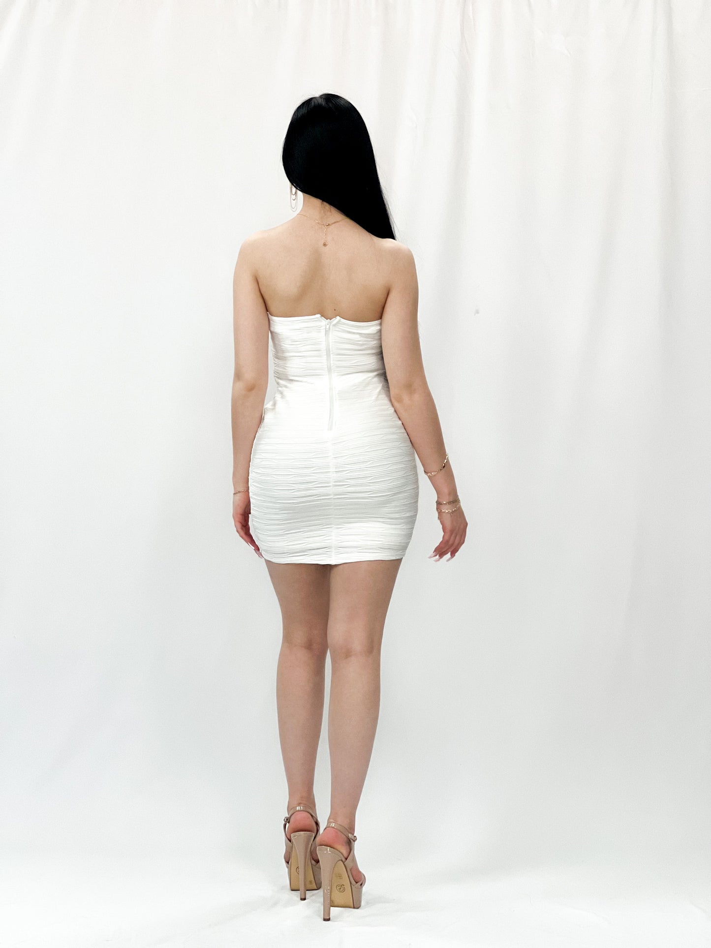 Stretch Kint tube Mini Dress