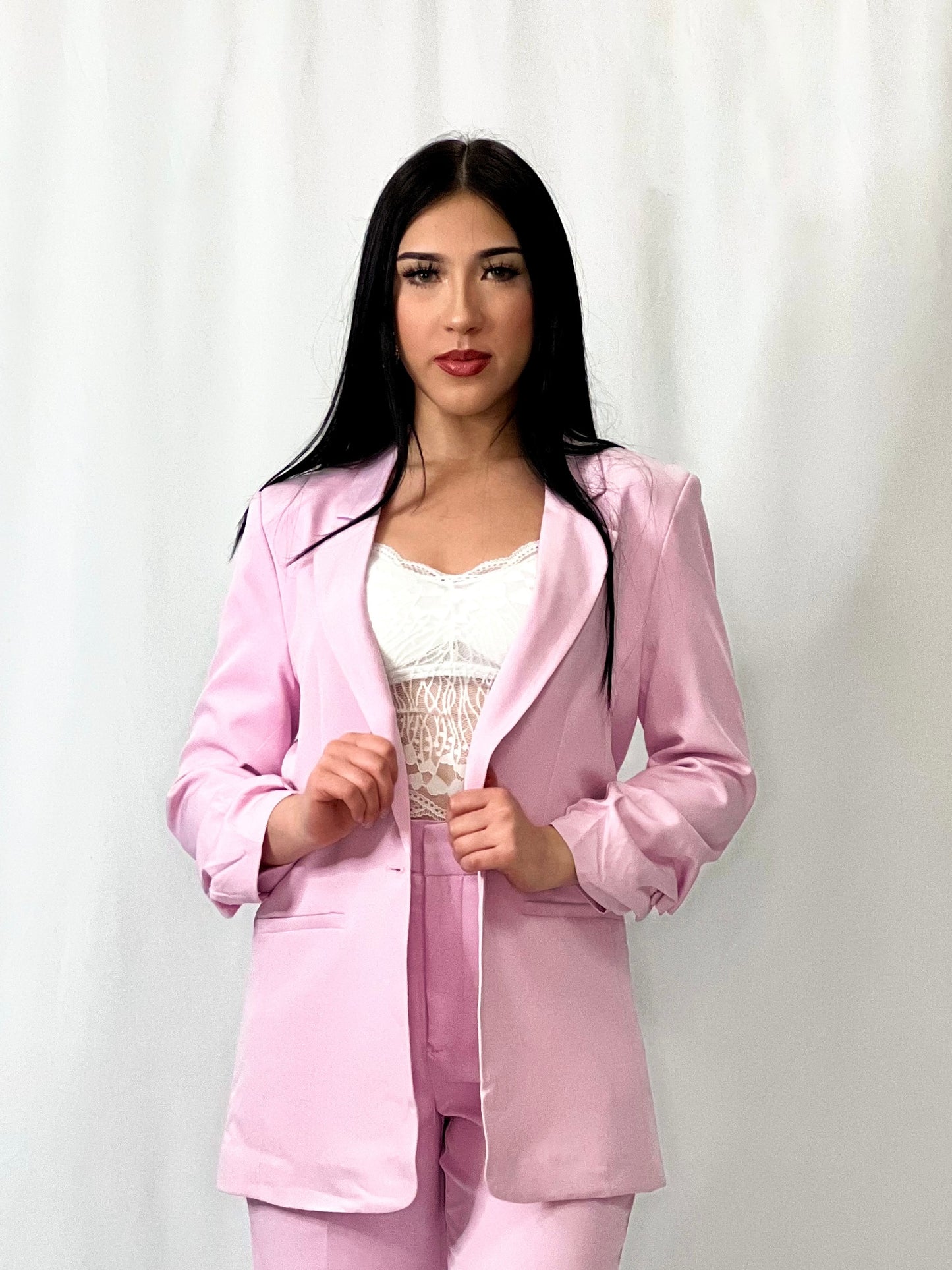 Casual Blazers Open Front Long Sleeve