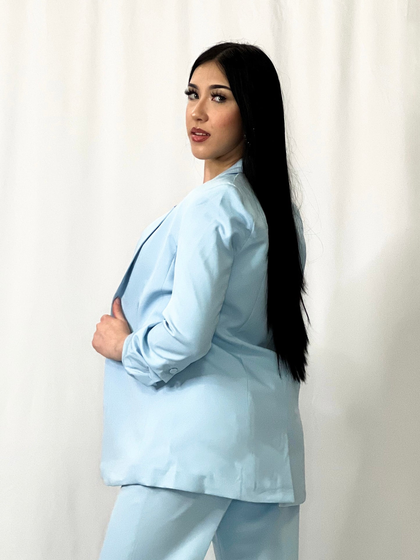 Casual Blazers Open Front Long Sleeve