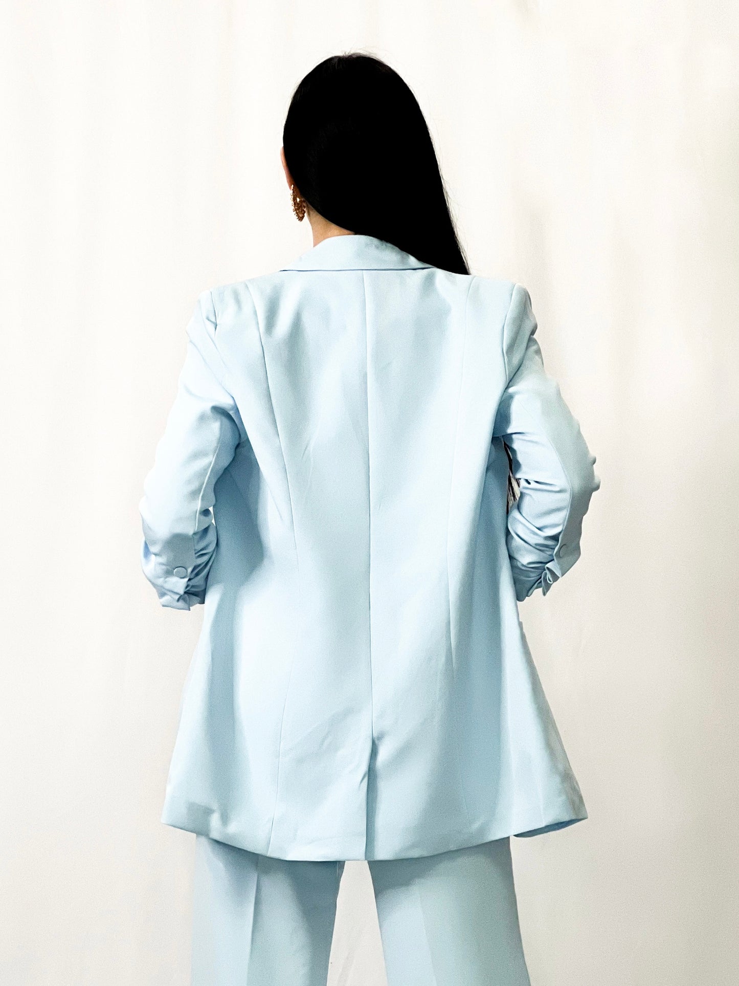 Casual Blazers Open Front Long Sleeve