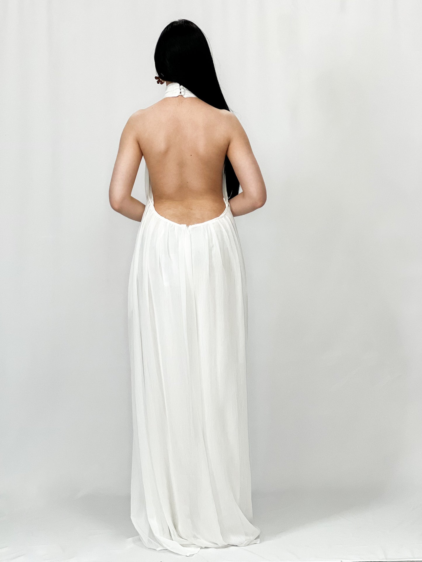 Chifon Halter Neck Jumpsuit