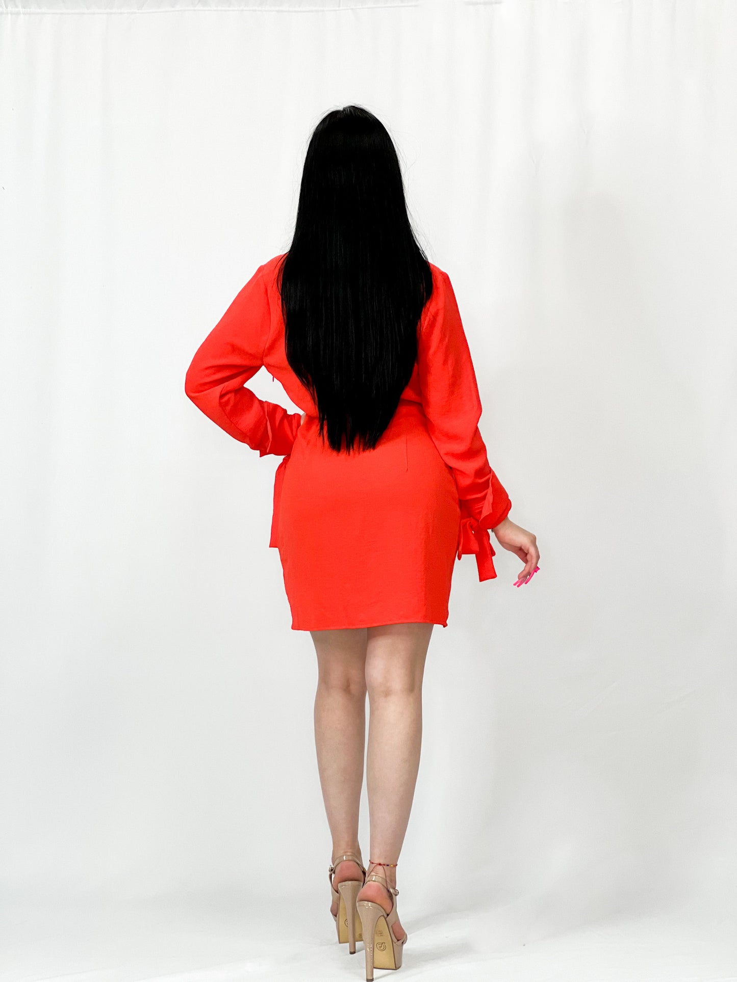Shirt Longe Sleeve Mini Dress