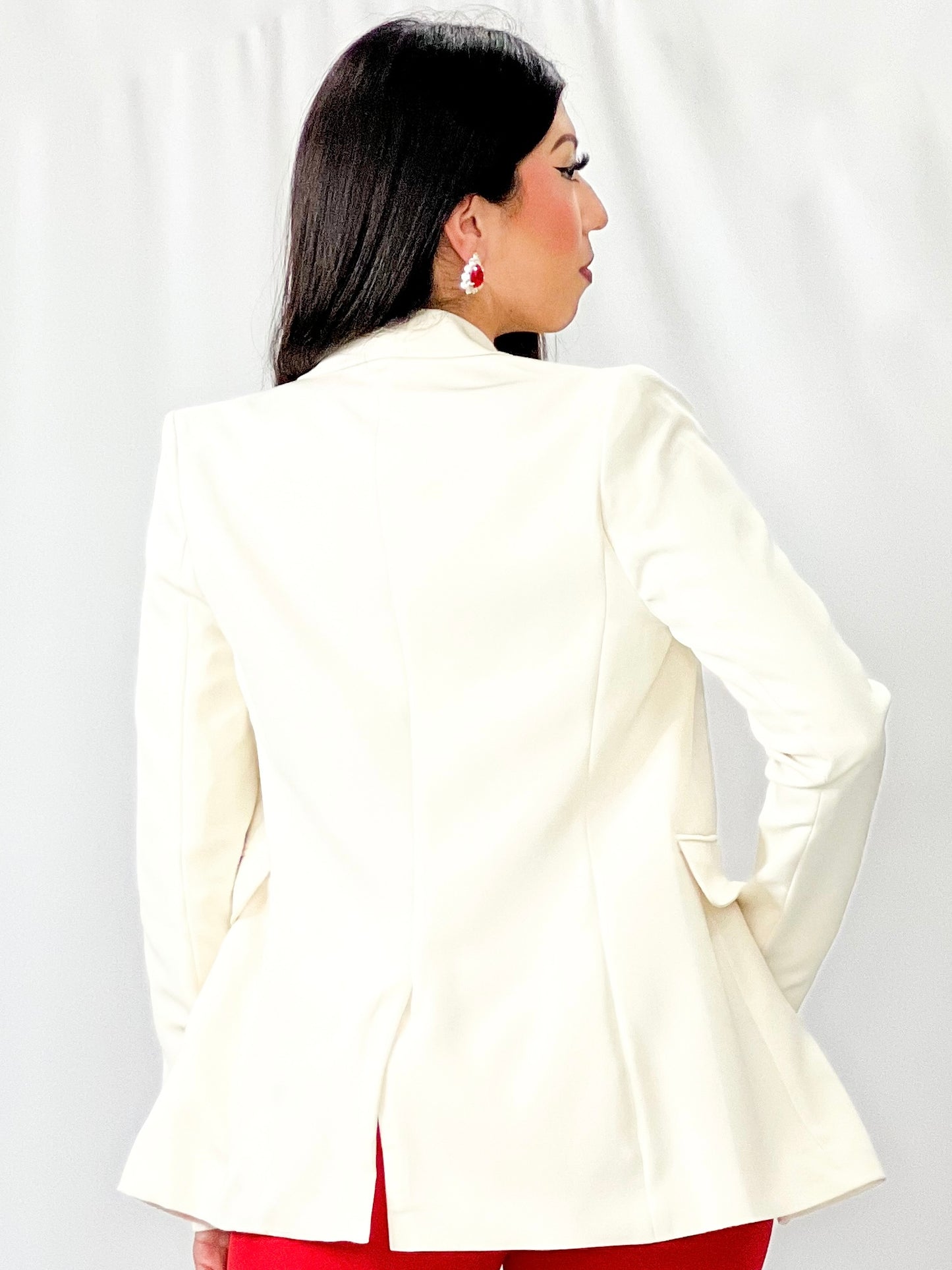 Formal Off White Blazer
