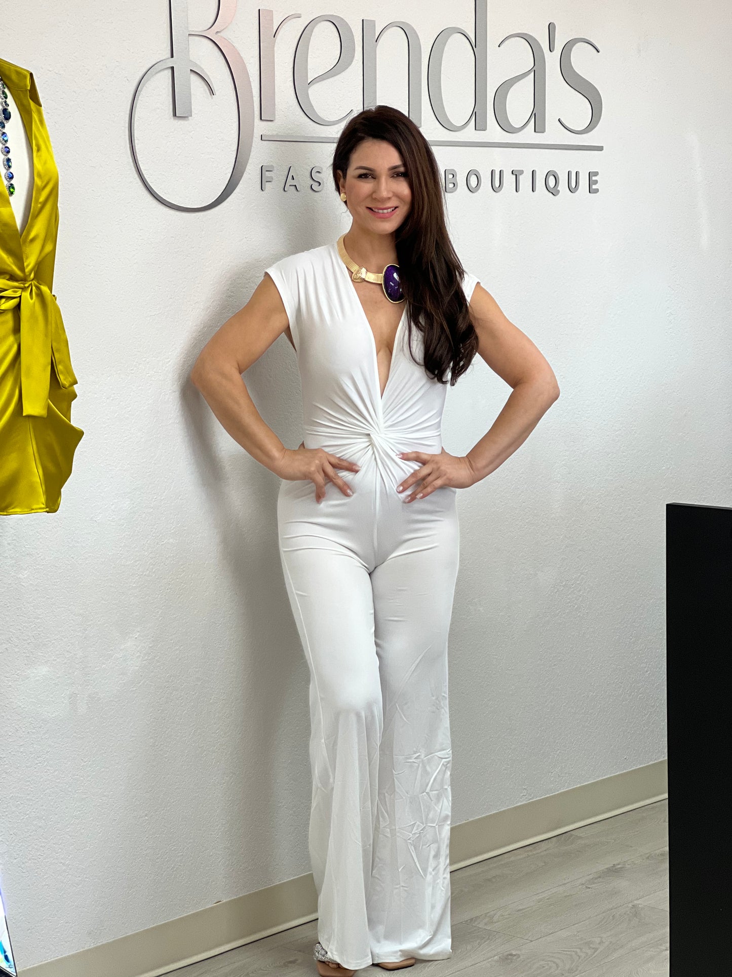 Twisted Neck Jumpsuit