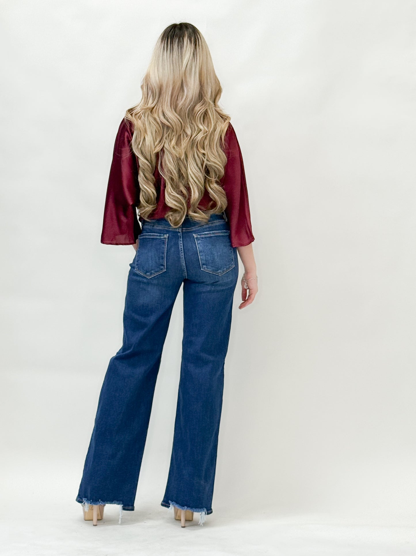 Straight-Leg High-Rise Jeans