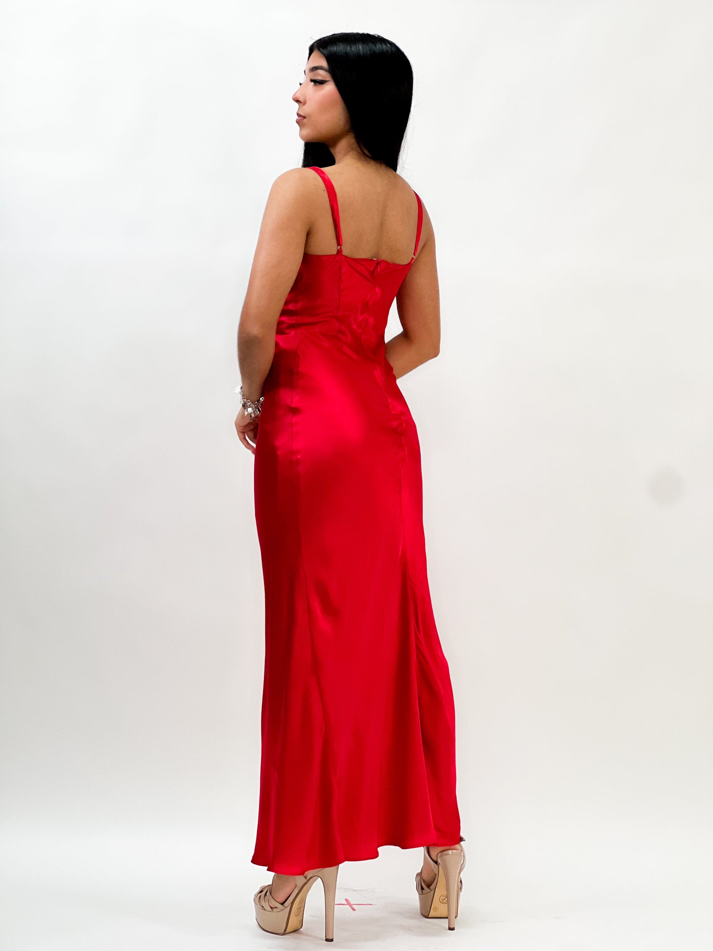 COWL NECK SLIP MAXI DRESS