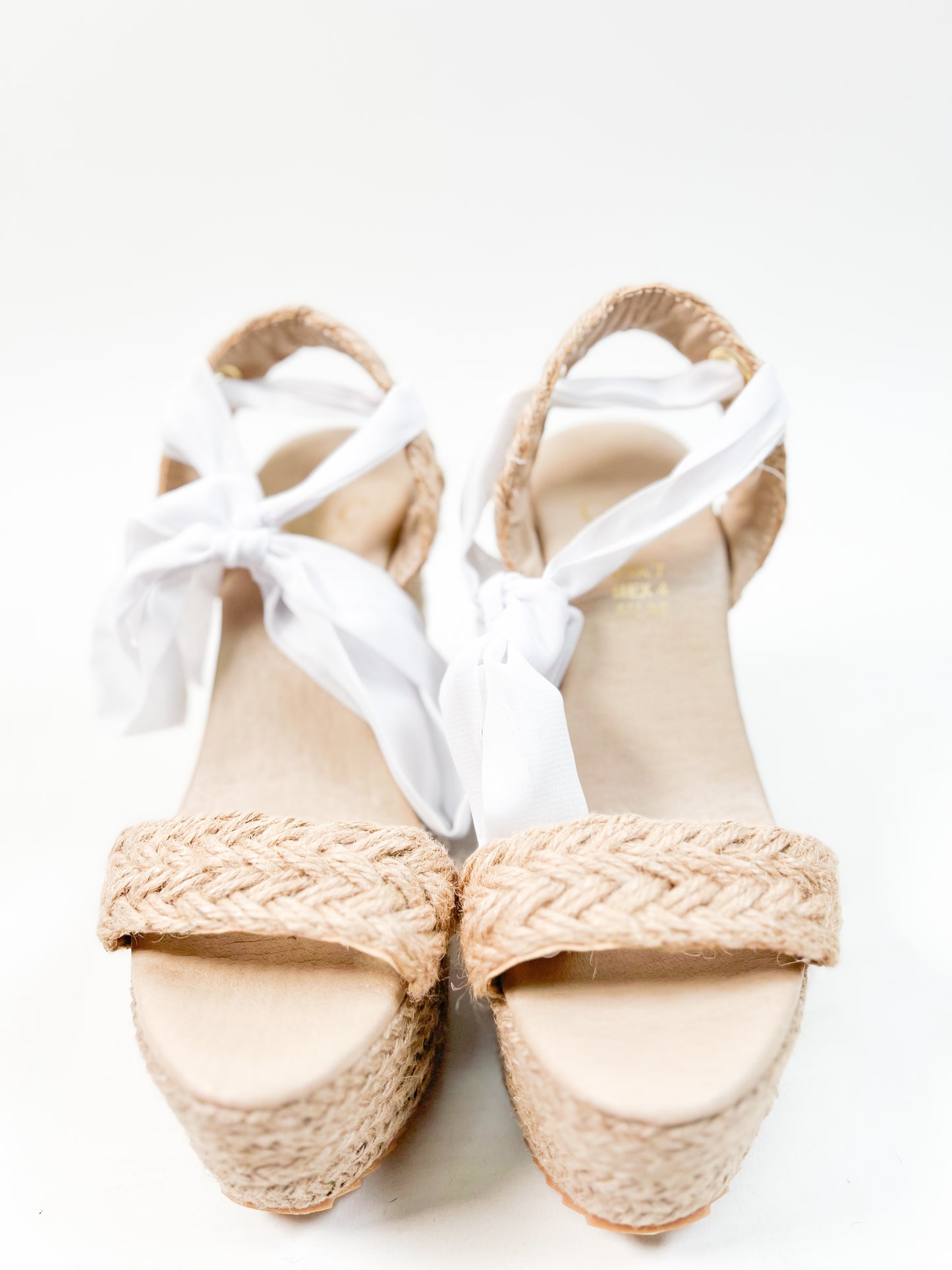 Lace Up Platform Wedges Sandals