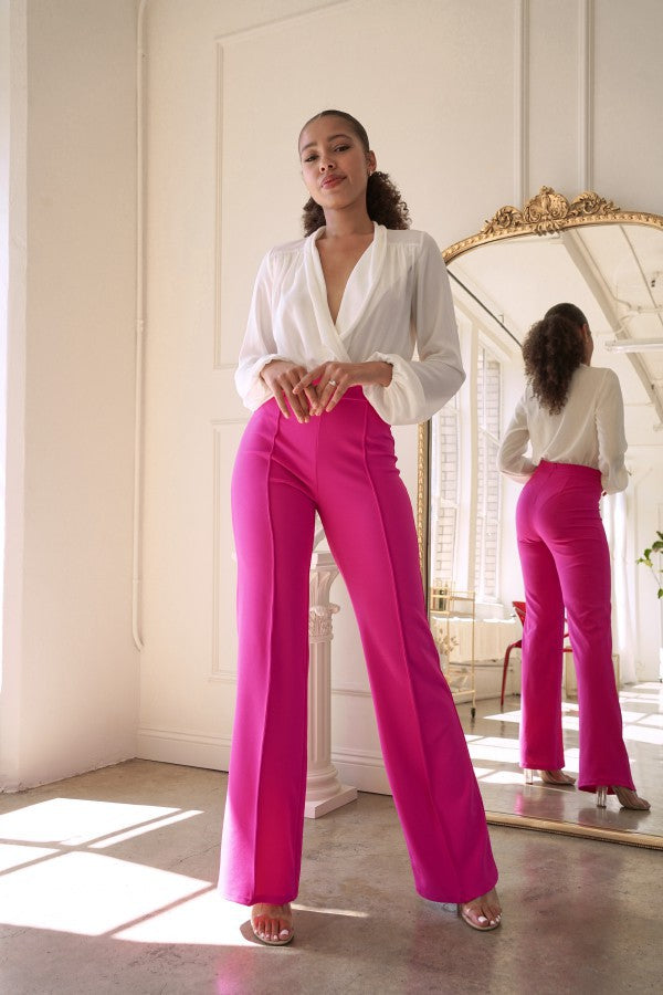 High Waisted Wide-Leg Pants