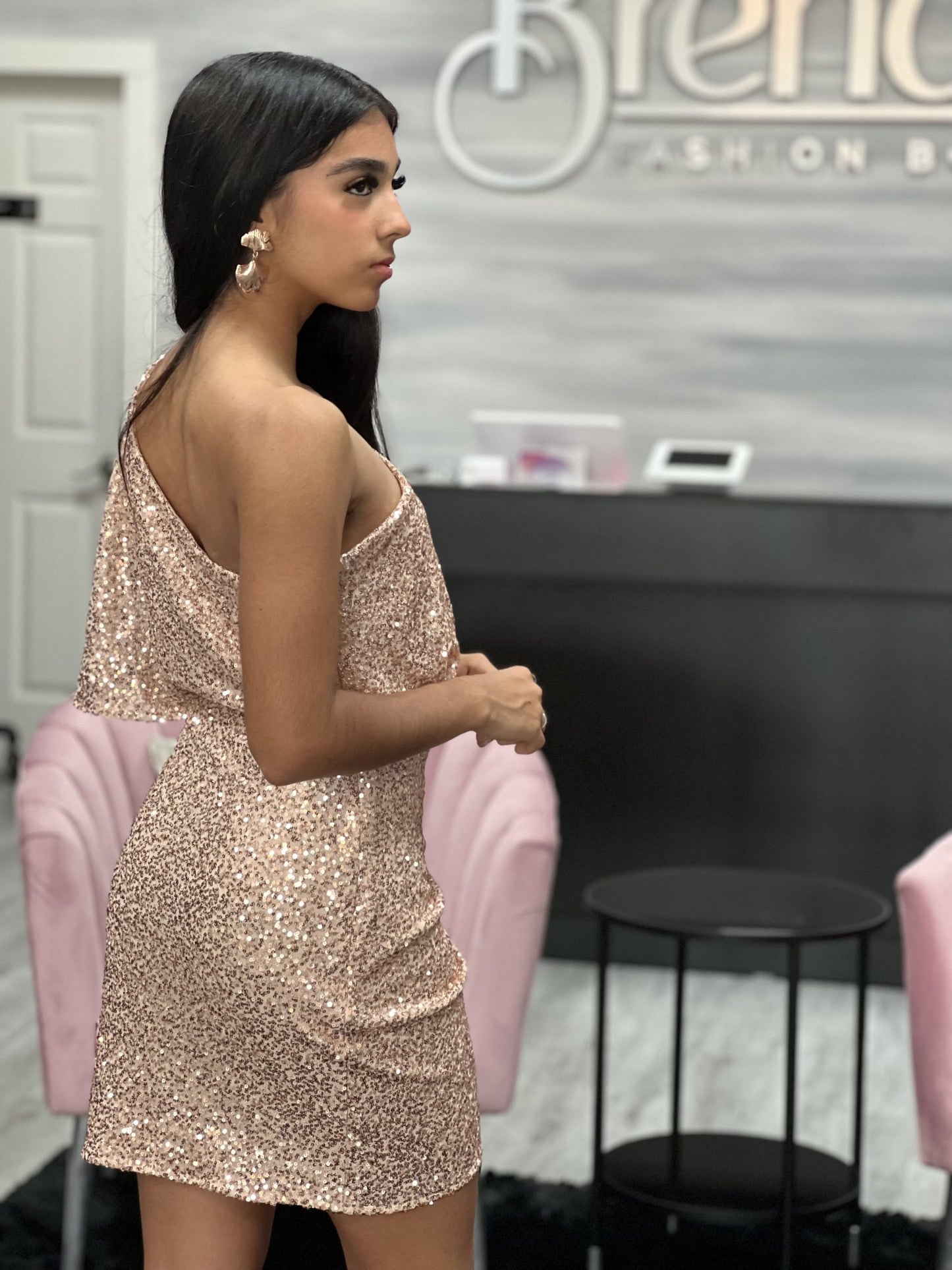 Sequin Mini Dress