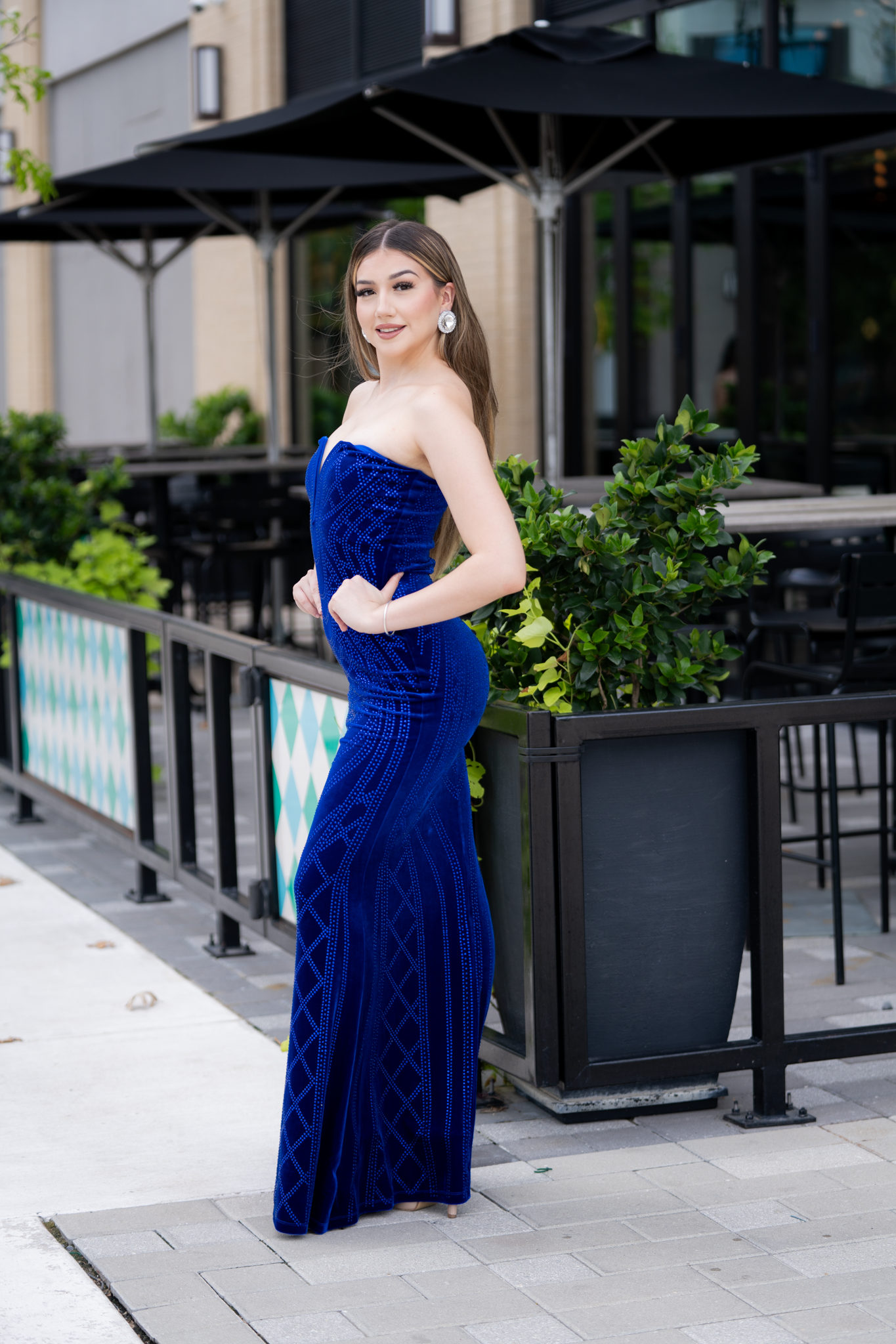 Rhinestone Patterned Tube-Top Maxi Dress Brenda's Fashion Boutique Rhinestone Patterned Tube-Top Maxi Dress Brenda's Fashion Boutique