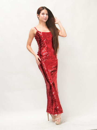 Long Sequin Dress