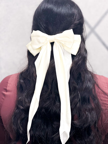 Vanilla Bow Hair