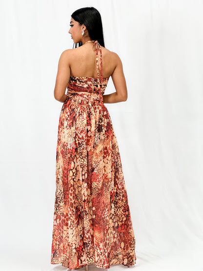 leg cut out maxi dress Black Cutout Maxi Dress
