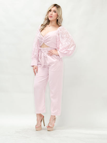 Sweetheart And Puffer Sleeve Set