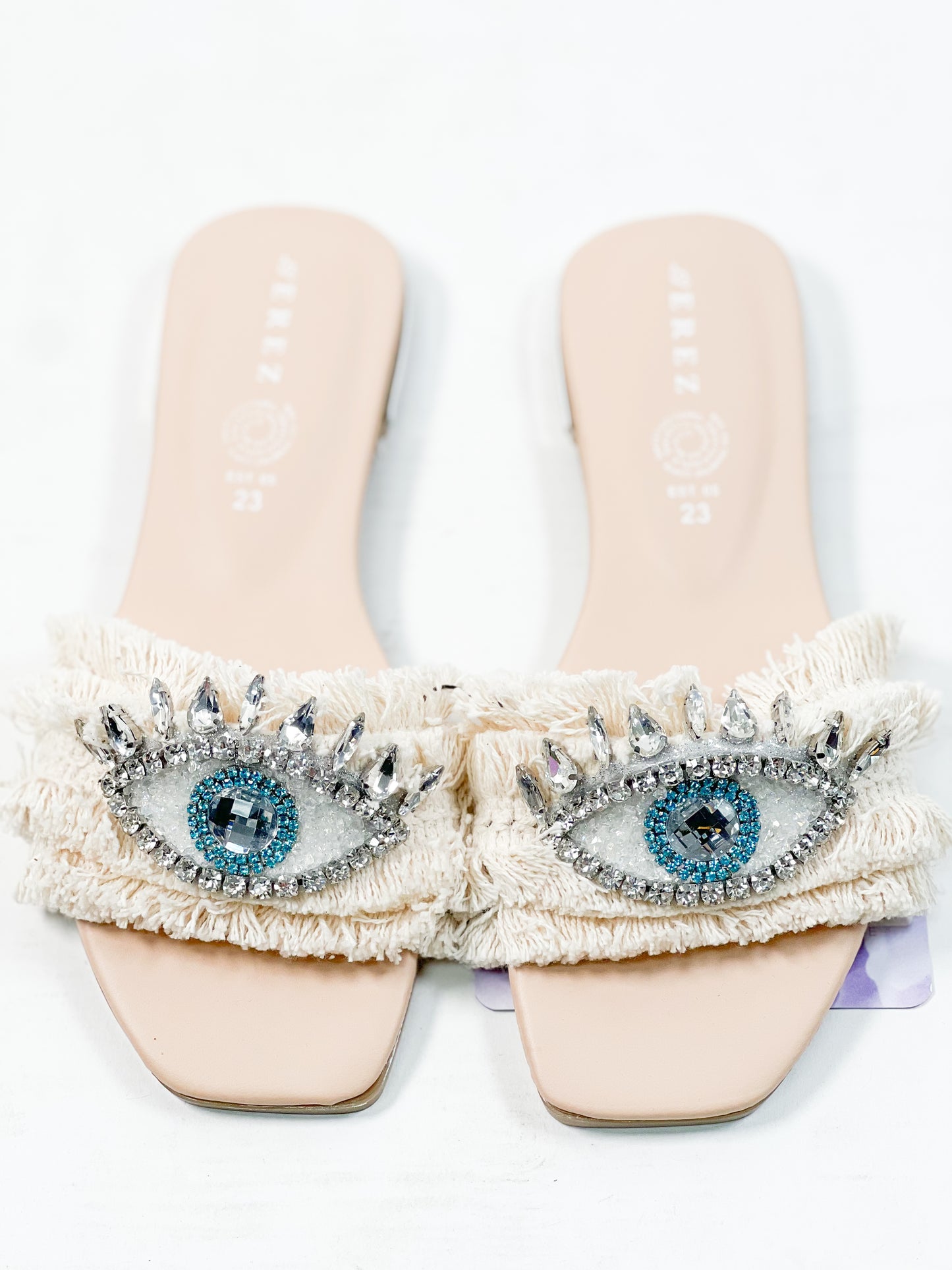 Sandals with Eye and Bangs