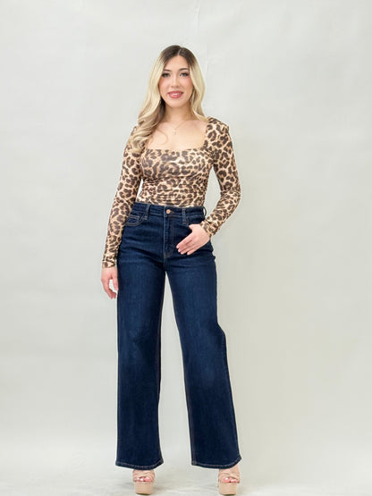 Leapord Long Sleeve Bodysuit