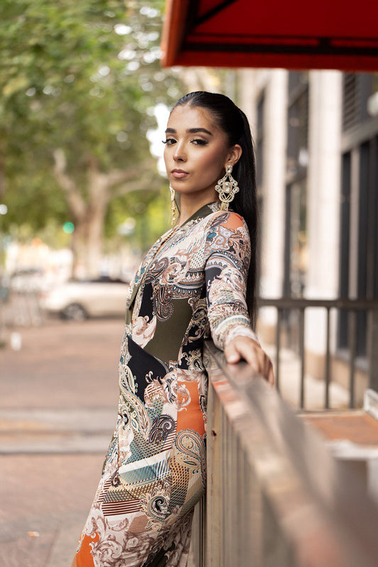 Print Midi Dress