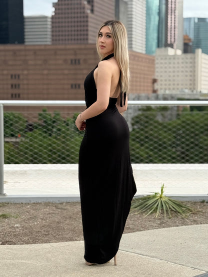 Midnight Muse Cutout Maxi Dress