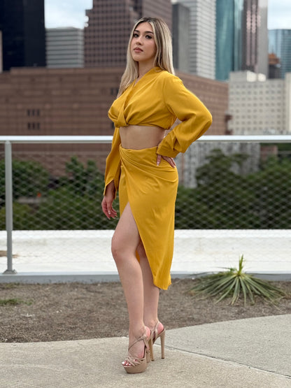 Golden Hour Two-Piece Skirt Set