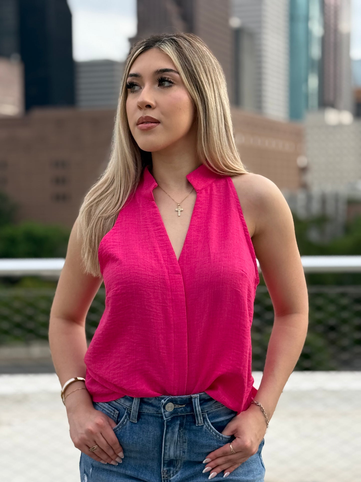 Chic Muse Sleeveless Top