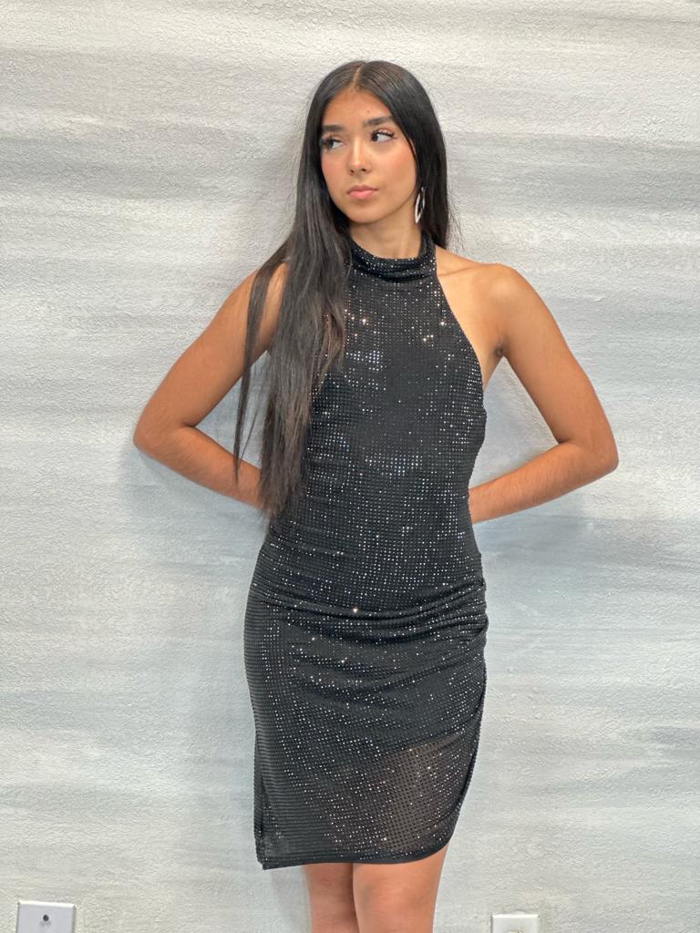Rhinestones Mini Dress Brenda's Fashion Boutique Rhinestones Mini Dress Brenda's Fashion Boutique