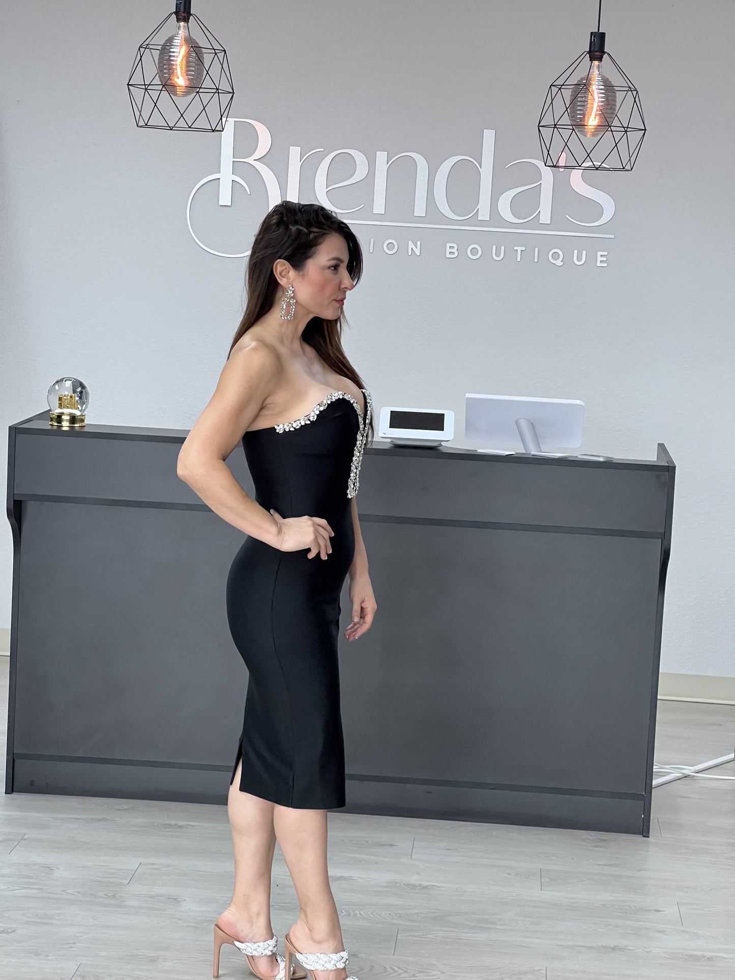 short bodycon bandage dress Bodycon Bandage Short Feather Cocktail Dress